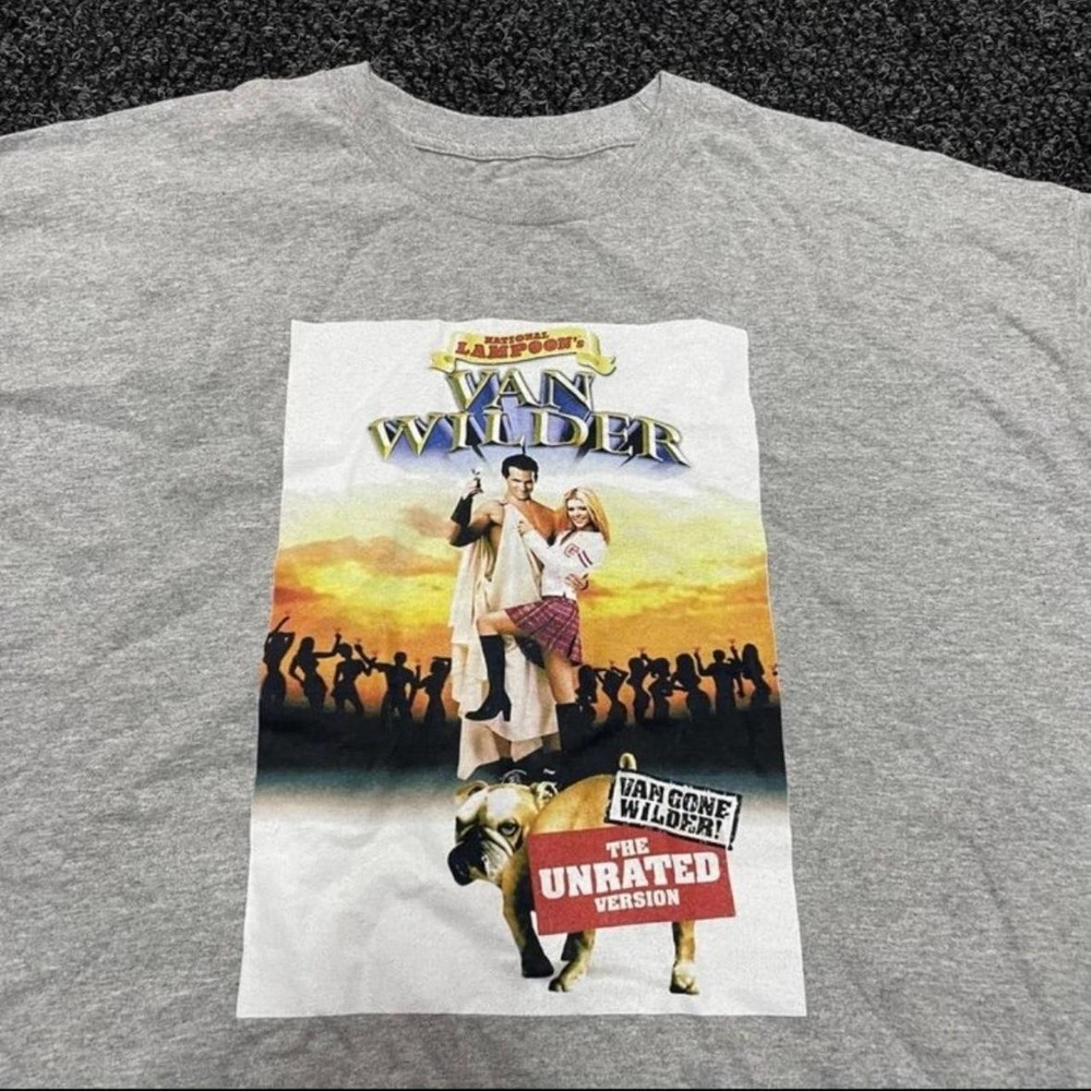 Vintage Y2K national lampoon van wilder movie t shirt - mens XL